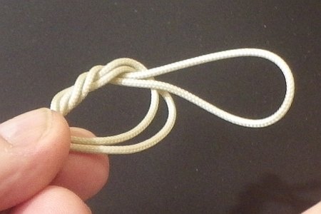 Double Loop Knot - step 3