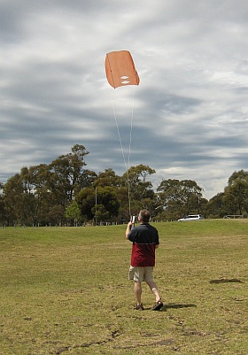 Parachute and Parafoil Kites - Large Soft Pocket Sled Kite